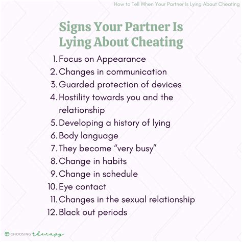 10 Signs Your Spouse Is Cheating .